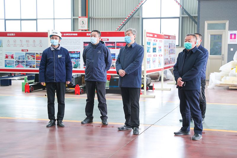 河南ag九游会j9集团|新乡市政协主席王新军一行莅临公司智能产业园考察调研