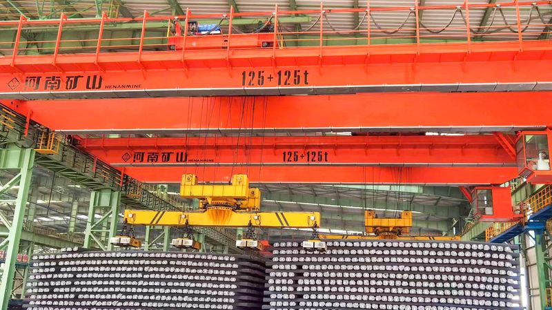 智能升级|河南ag九游会j9集团150台(套)起重机助力某厂600万吨项目